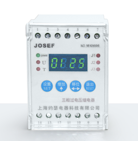 EVR-3GH-500P三相過電壓繼電器 產(chǎn)品技術(shù)參數(shù)、接線圖、工作原理、產(chǎn)品價(jià)格、產(chǎn)品特點(diǎn)，三相過電壓繼電器廠家-上海約瑟電器有限公司-專業(yè)從事電力系統(tǒng)二次回路繼電保護(hù)及電力自動(dòng)化綜合控制產(chǎn)品的公司